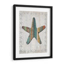 Starfish De Estilo De Madera Angustiado 1 - Fab Funky | Cuadro decorativo de Canvas Lab