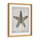 Starfish De Estilo De Madera Angustiado 1 - Fab Funky | Cuadro decorativo de Canvas Lab