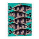 Pescado A Rayas Azules - Fab Funky | Cuadro decorativo de Canvas Lab