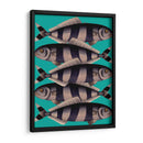 Pescado A Rayas Azules - Fab Funky | Cuadro decorativo de Canvas Lab
