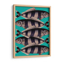 Pescado A Rayas Azules - Fab Funky | Cuadro decorativo de Canvas Lab