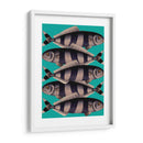 Pescado A Rayas Azules - Fab Funky | Cuadro decorativo de Canvas Lab