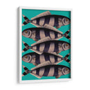 Pescado A Rayas Azules - Fab Funky | Cuadro decorativo de Canvas Lab