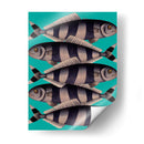 Pescado A Rayas Azules - Fab Funky | Cuadro decorativo de Canvas Lab