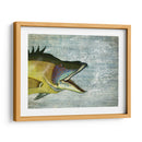 Impresión De Pescado De Cerdo En La Imagen Del Mapa Náutico - Fab Funky | Cuadro decorativo de Canvas Lab