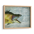Impresión De Pescado De Cerdo En La Imagen Del Mapa Náutico - Fab Funky | Cuadro decorativo de Canvas Lab