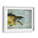 Impresión De Pescado De Cerdo En La Imagen Del Mapa Náutico - Fab Funky | Cuadro decorativo de Canvas Lab