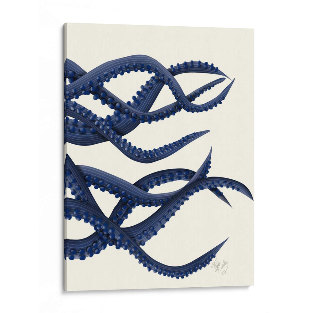 Giant Octopus Blue Triptych C - Fab Funky | Cuadro decorativo de Canvas Lab
