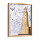 Faro En La Imagen Del Mapa De La Vendimia - Fab Funky | Cuadro decorativo de Canvas Lab