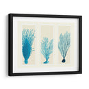 Corales Azules En 3 Paneles - Fab Funky | Cuadro decorativo de Canvas Lab
