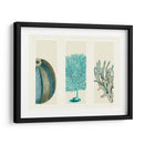 Corales Azules Y Erizos De Mar En 3 Paneles. - Fab Funky | Cuadro decorativo de Canvas Lab