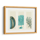 Corales Azules Y Erizos De Mar En 3 Paneles. - Fab Funky | Cuadro decorativo de Canvas Lab
