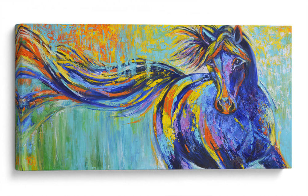 Caballo morado | Cuadro decorativo de Canvas Lab