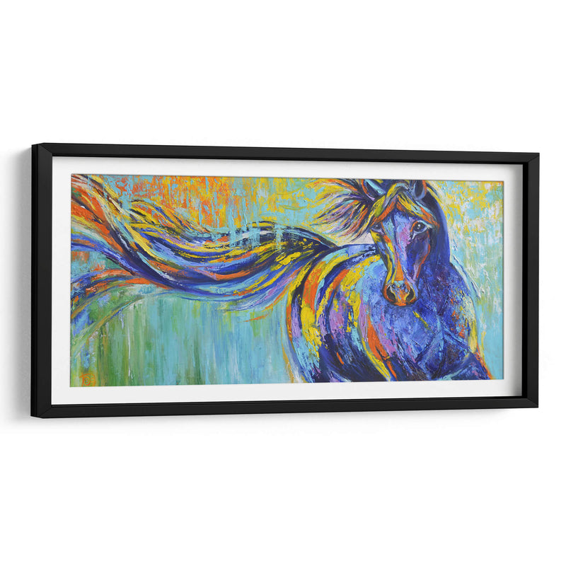 Caballo morado | Cuadro decorativo de Canvas Lab