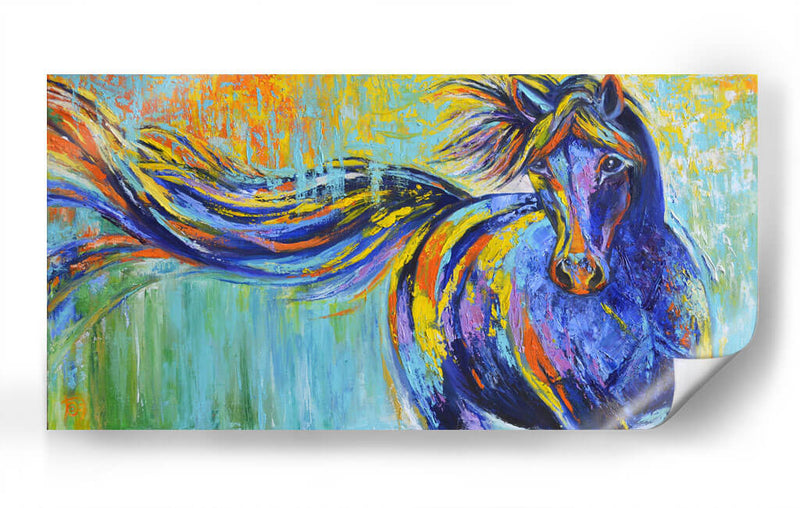 Caballo morado | Cuadro decorativo de Canvas Lab