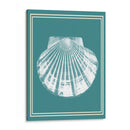 Blanco Náutico Mixto En Teal B - Fab Funky | Cuadro decorativo de Canvas Lab