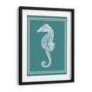 Blanco Náutico Mixto En Teal D - Fab Funky | Cuadro decorativo de Canvas Lab