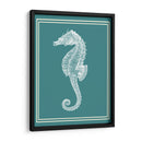 Blanco Náutico Mixto En Teal D - Fab Funky | Cuadro decorativo de Canvas Lab