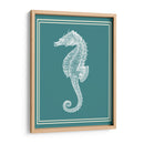 Blanco Náutico Mixto En Teal D - Fab Funky | Cuadro decorativo de Canvas Lab