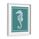 Blanco Náutico Mixto En Teal D - Fab Funky | Cuadro decorativo de Canvas Lab
