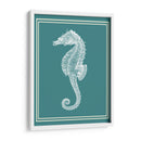 Blanco Náutico Mixto En Teal D - Fab Funky | Cuadro decorativo de Canvas Lab