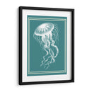 Blanco Náutico Mixto En Teal E - Fab Funky | Cuadro decorativo de Canvas Lab