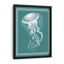 Blanco Náutico Mixto En Teal E - Fab Funky | Cuadro decorativo de Canvas Lab
