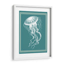 Blanco Náutico Mixto En Teal E - Fab Funky | Cuadro decorativo de Canvas Lab