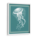Blanco Náutico Mixto En Teal E - Fab Funky | Cuadro decorativo de Canvas Lab