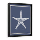 Blanco Náutico Mixto En Azul Indigo A - Fab Funky | Cuadro decorativo de Canvas Lab