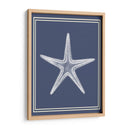 Blanco Náutico Mixto En Azul Indigo A - Fab Funky | Cuadro decorativo de Canvas Lab