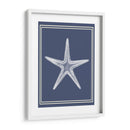 Blanco Náutico Mixto En Azul Indigo A - Fab Funky | Cuadro decorativo de Canvas Lab