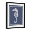 Blanco Náutico Mixto En Índigo Azul D - Fab Funky | Cuadro decorativo de Canvas Lab