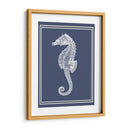 Blanco Náutico Mixto En Índigo Azul D - Fab Funky | Cuadro decorativo de Canvas Lab