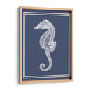 Blanco Náutico Mixto En Índigo Azul D - Fab Funky | Cuadro decorativo de Canvas Lab