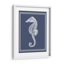 Blanco Náutico Mixto En Índigo Azul D - Fab Funky | Cuadro decorativo de Canvas Lab