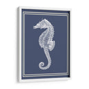 Blanco Náutico Mixto En Índigo Azul D - Fab Funky | Cuadro decorativo de Canvas Lab