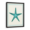 Turquesa Náutica Mixta En Crema F - Fab Funky | Cuadro decorativo de Canvas Lab