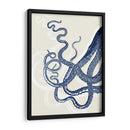 Octopus Azul En Crema C - Fab Funky | Cuadro decorativo de Canvas Lab
