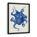 Octopus Azul En Crema D - Fab Funky | Cuadro decorativo de Canvas Lab