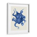 Octopus Azul En Crema D - Fab Funky | Cuadro decorativo de Canvas Lab