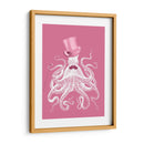 Octopus Blanco En Rosa A - Fab Funky | Cuadro decorativo de Canvas Lab