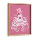 Octopus Blanco En Rosa A - Fab Funky | Cuadro decorativo de Canvas Lab