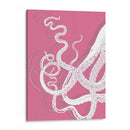 Octopus Blanco En Rosa B - Fab Funky | Cuadro decorativo de Canvas Lab