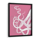 Octopus Blanco En Rosa B - Fab Funky | Cuadro decorativo de Canvas Lab