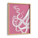 Octopus Blanco En Rosa B - Fab Funky | Cuadro decorativo de Canvas Lab