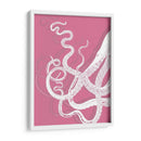 Octopus Blanco En Rosa B - Fab Funky | Cuadro decorativo de Canvas Lab