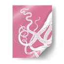 Octopus Blanco En Rosa B - Fab Funky | Cuadro decorativo de Canvas Lab