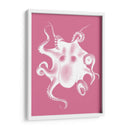 Octopus Blanco En Rosa C - Fab Funky | Cuadro decorativo de Canvas Lab