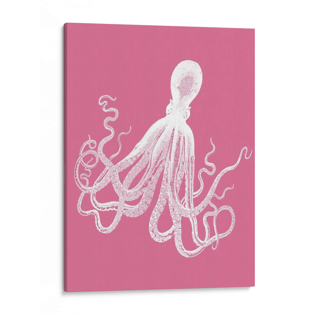 Octopus Blanco En Rosa D - Fab Funky | Cuadro decorativo de Canvas Lab